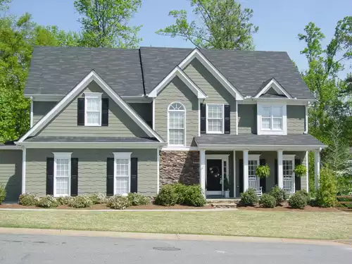 image of 2 story farmhouse plans with porch plan 5729